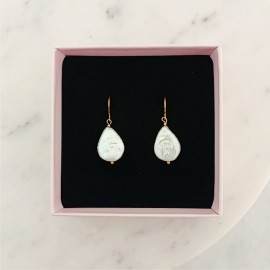 Kolczyki Perły Naturalne Bigle