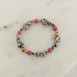 Bransoletka na Gumce Jaspis...