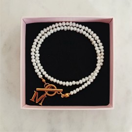 Naszyjnik Perły Naturalne z...