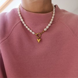 Naszyjnik Serce Perły...