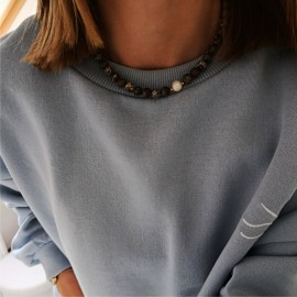 Naszyjnik Jaspis Perła Naturalna