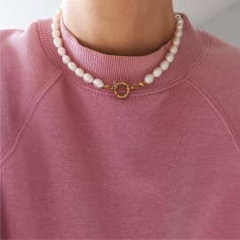 Choker Perły Naturalne