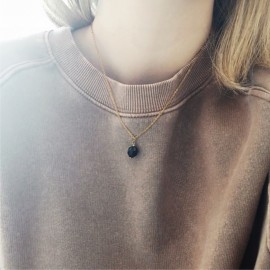 Naszyjnik Amulet Czarny Turmalin