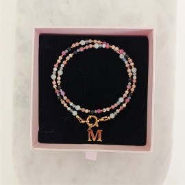 Naszyjnik z Literką Opal...