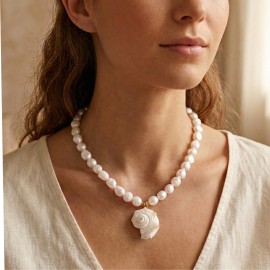 Naszyjnik z Muszlą Perły...